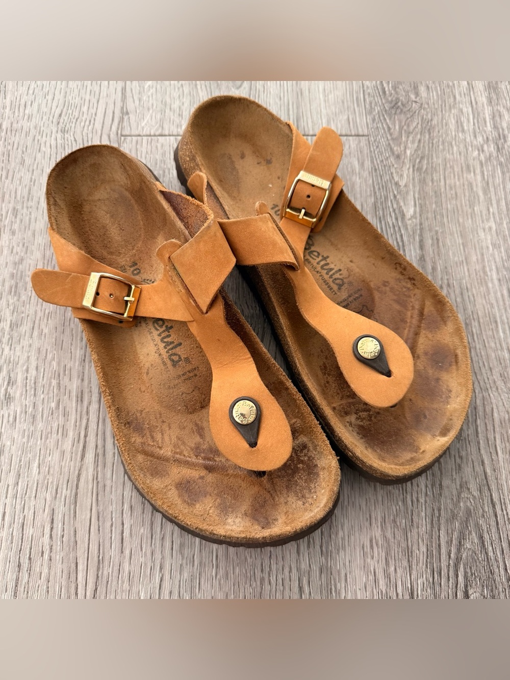 Betula By Birkenstock Gizeh Sandals Thong Shoes Size 10